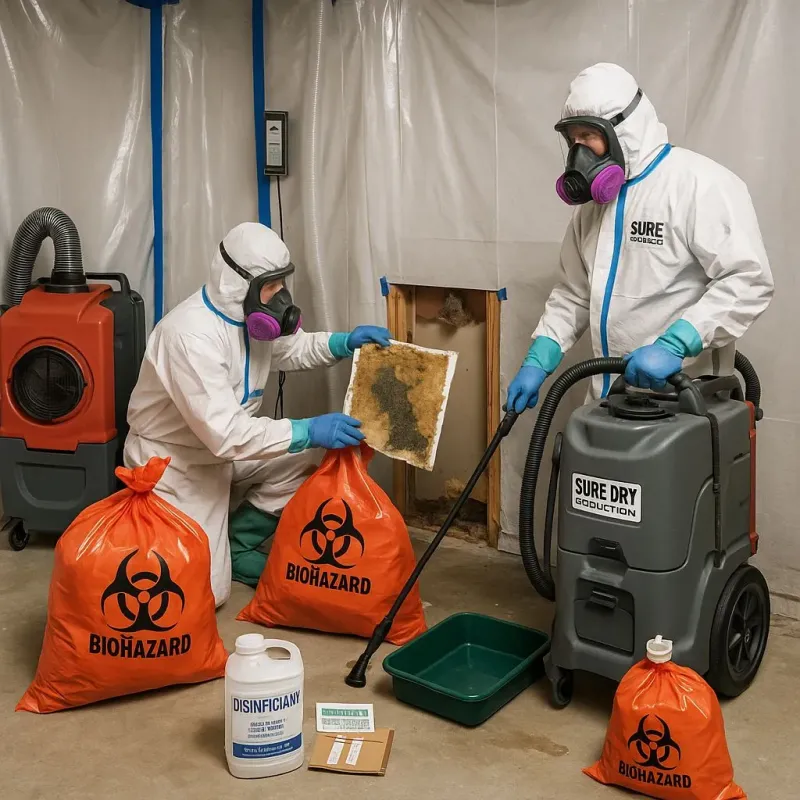 Contaminated Water Handling Protocols process in Denton, TX